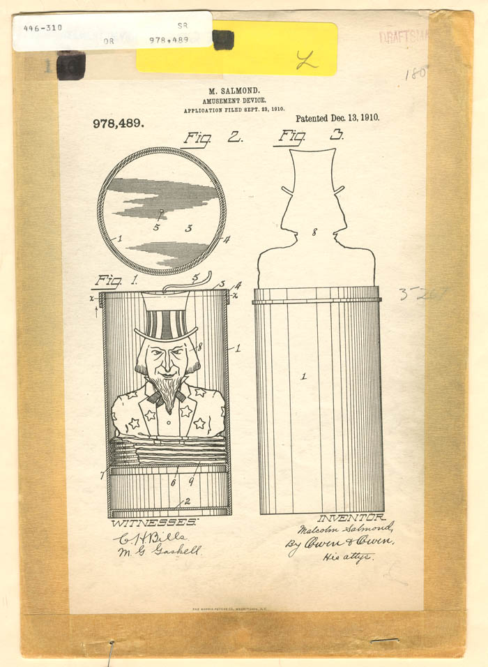 "Uncle Sam" Toy U.S. Patent